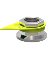 INDICATEUR DESSERRAGE ECROU JAUNE 24 mm (VENDU PAR 100)