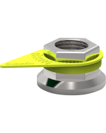 INDICATEUR DESSERRAGE ECROU JAUNE 33 mm (VENDU PAR 100)