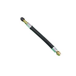 RALLONGES SOUPLE DROITE 160MM AVEC TUYAU TRESSE TEXTILE (VENDUES PAR 10)