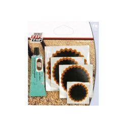 ASSORT 10 PIECES REPARATION CHAMBRE A AIR (SOUS BLISTER) (A)