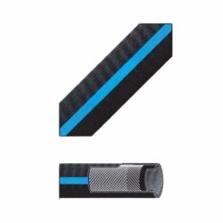 TUYAU CAOUTCHOUC TEXTILE 10X17 (VENDU PAR 40 METRES)