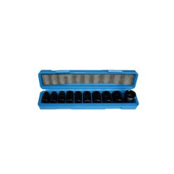 COFFRET 10 DOUILLES 1/2' L 38 mm