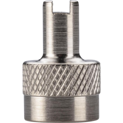 BOUCHONS VALVE STANDARD METALLIQUE AVEC CLE (VENDUS PAR 100)