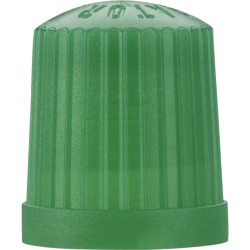 BOUCHON PLASTIQUE VERT (GONFLAGE AZOTE) (VENDU PAR 100)