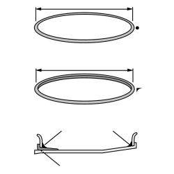 JOINTS D'ÉTANCHÉITÉ GC TYPE O JANTE 24' D. 6.6mm (VENDUS PAR 2)
