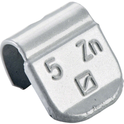 MASSES J ALU 5G ZINC PLASTIFIEES (BOITE DE 100)