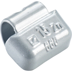 MASSES J ALU 15G ZINC PLASTIFIEES (BOÎTE DE 100)
