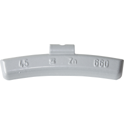MASSES J ALU 45G ZINC PLASTIFIEES (BOITE DE 50)