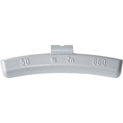 MASSES J ALU 50G ZINC PLASTIFIEES (BOÎTE DE 50)
