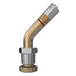 VALVE TPMS POUR CAMION LAITON N° 9.7 58MS, ANGLE 45°