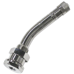 VALVE TPMS POUR CAMION NICKELÉE N° 9.7 65MS, ANGLE 27°