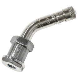 VALVE TPMS POUR CAMION NICKELÉE N° 9.7 58MS, ANGLE 45°