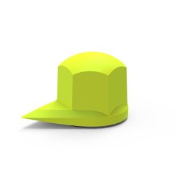 INDICATEUR DESSERAGE ET CACHE ECROU JAUNE 28 mm (VENDU PAR 50)