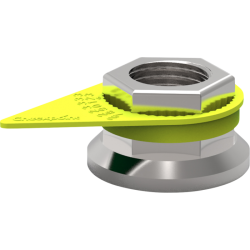 INDICATEUR DESSERRAGE ECROU JAUNE 24 mm (VENDU PAR 100)