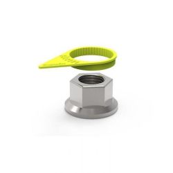 INDICATEUR DESSERRAGE ECROU JAUNE 26 mm (VENDU PAR 100)