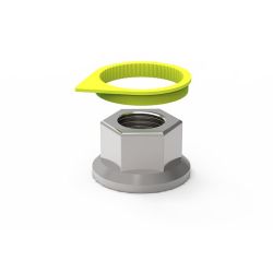 CHECKPOINT JAUNE POINTE COURTE 32MM (VENDU PAR 100)