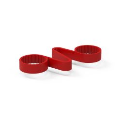 MAILLON RETENUE TEMOIN ECROU ROUGE 32 mm (VENDU PAR 50)