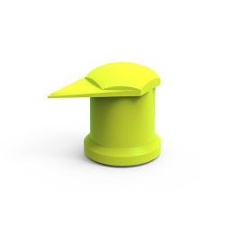 INDICATEUR CACHE ECROU DUSTITE LR JAUNE 32 mm (VENDU PAR 50)