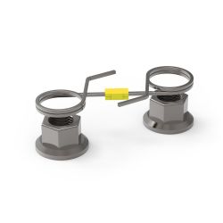 CHECKLOCK D. 30 mm 8 ECROUS ENTRAXE 275 mm (VENDU PAR 10)